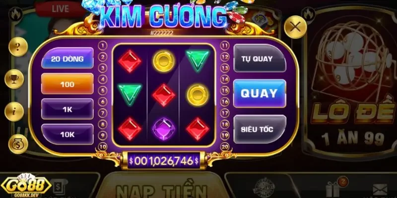 chiến thuật quay hũ Kim Cương Go88